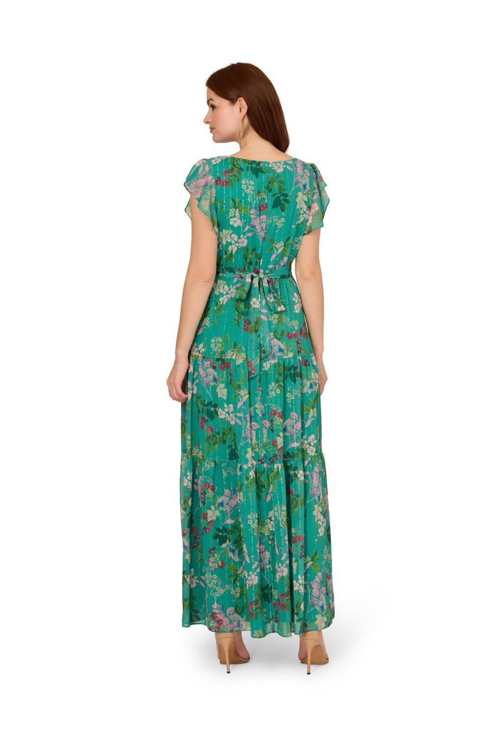 Dresses Print Tier Maxi Dress Adrianna Papell