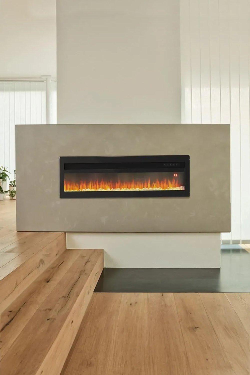 Heating 40 Inch Electric Fireplace Living and Home