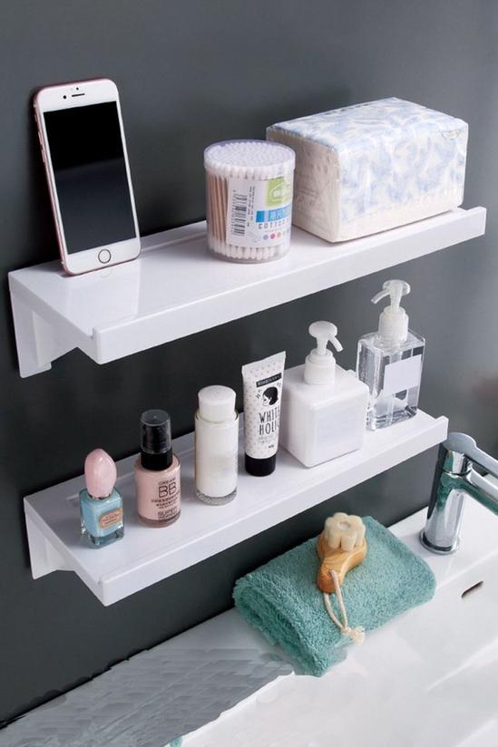Bathroom Accessories  Bathroom Self-Adhesive Plastic Corner Shelf
