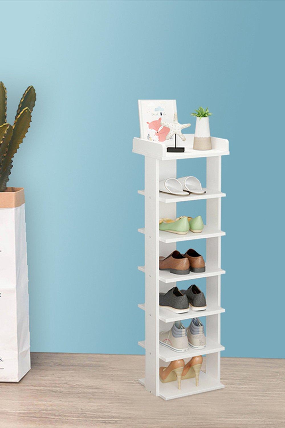 7-Tier Shoe Rack Blue