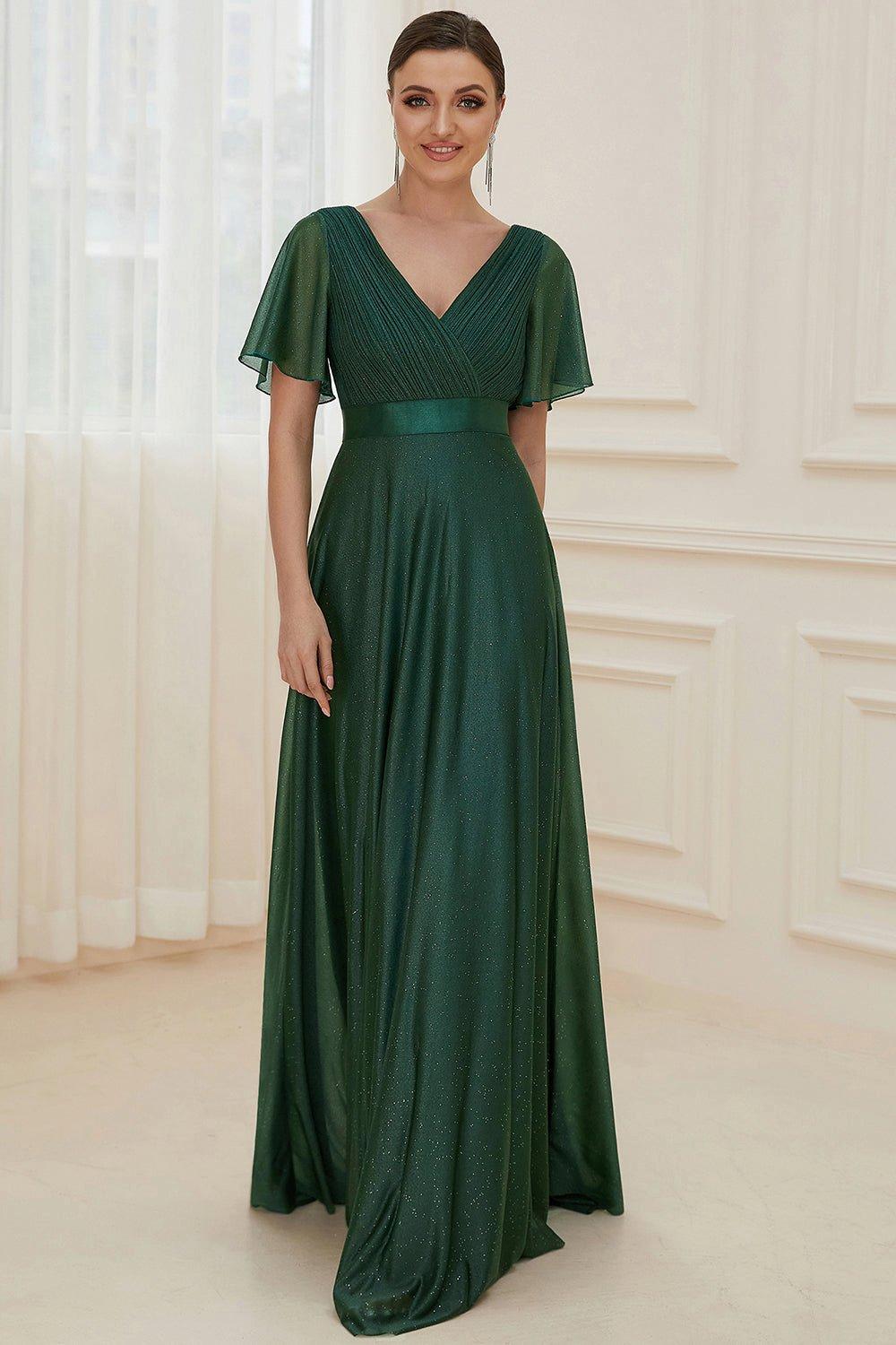 Plus Size Off-Shoulder Sweetheart Sequin Floor-Length Evening Dress - Ever- Pretty US