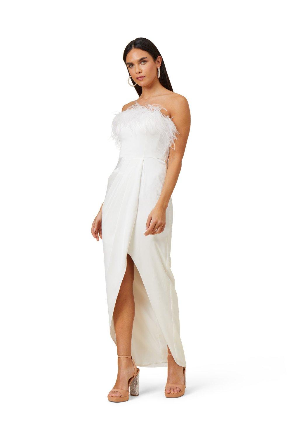 Dresses Stretch Satin Strapless Gown Aidan by Adrianna Papell