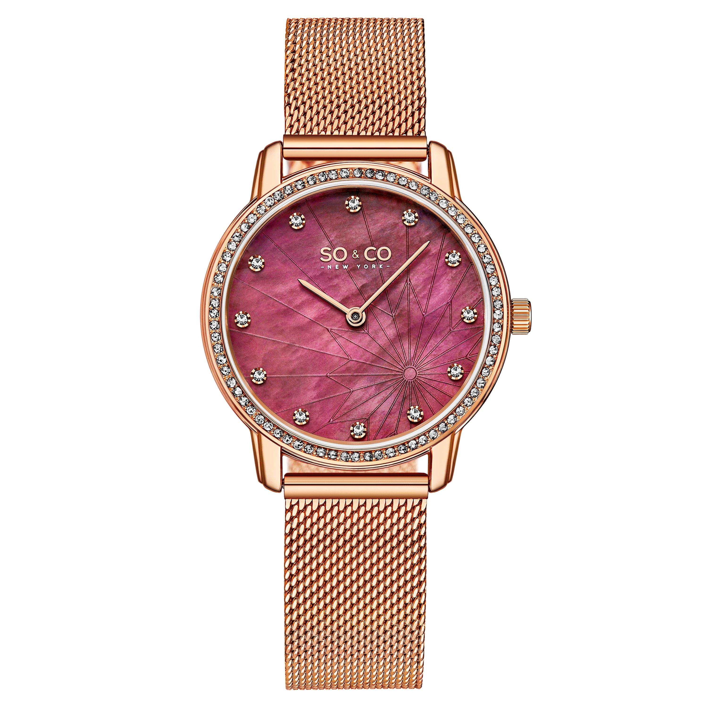 So & co hot sale gold watch