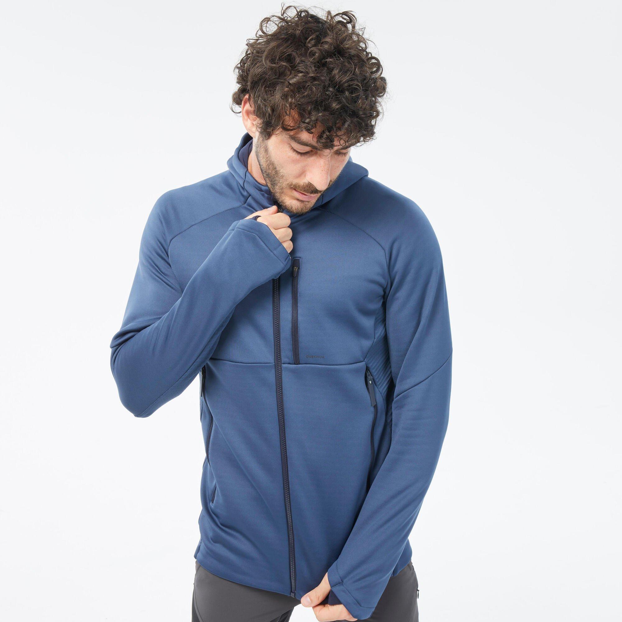 Men XL and Medium Forclaz 200 Mens Fleece Hiking Jacket - Blue Check at Rs  999/piece in Gurgaon