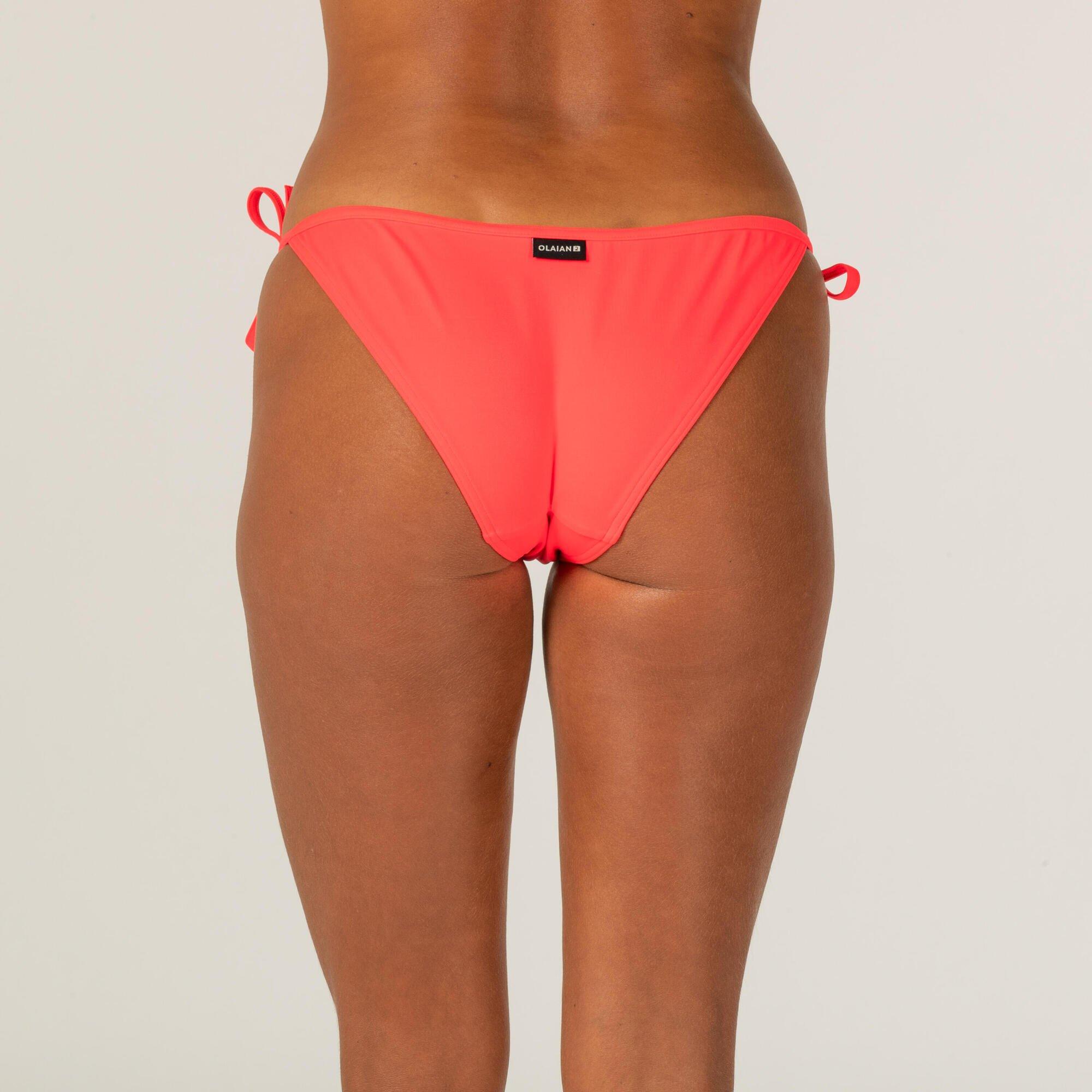 Women's Side-Tie Bikini Bottoms - Sofy Black - Black - Olaian - Decathlon