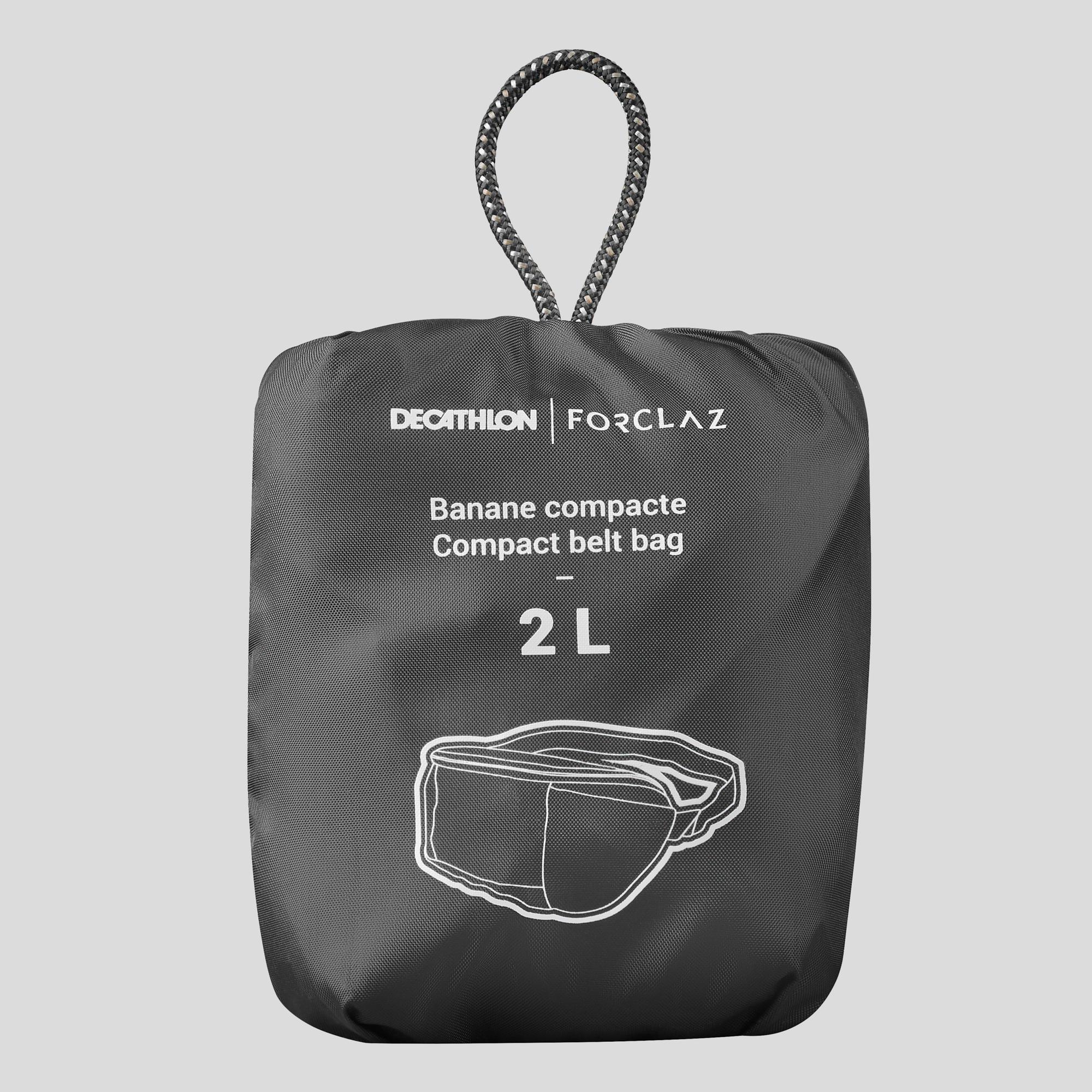 Bum bag TRAVEL 2L mauve FORCLAZ | Decathlon