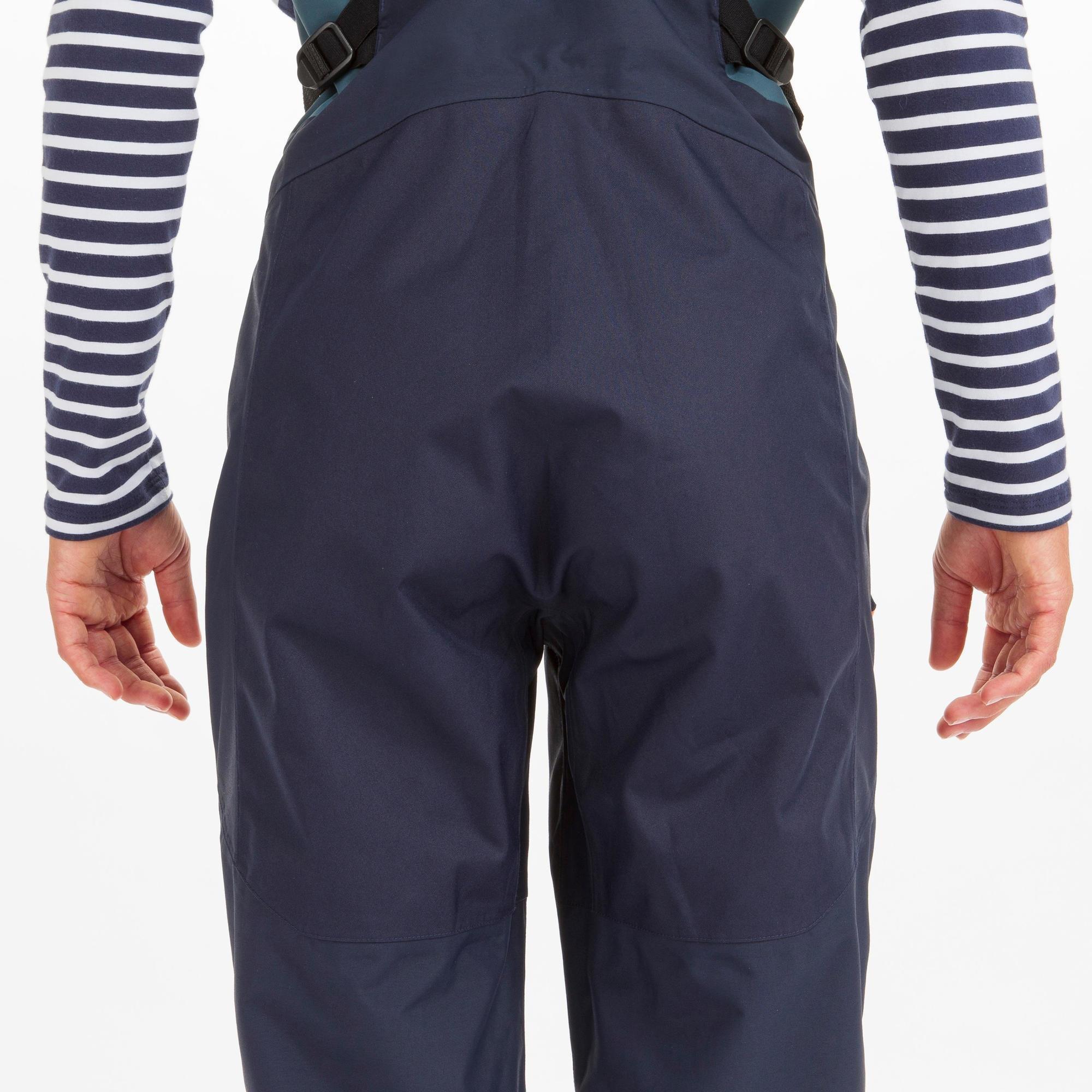 Men's sailing cotton trousers 100 navy blue - Decathlon