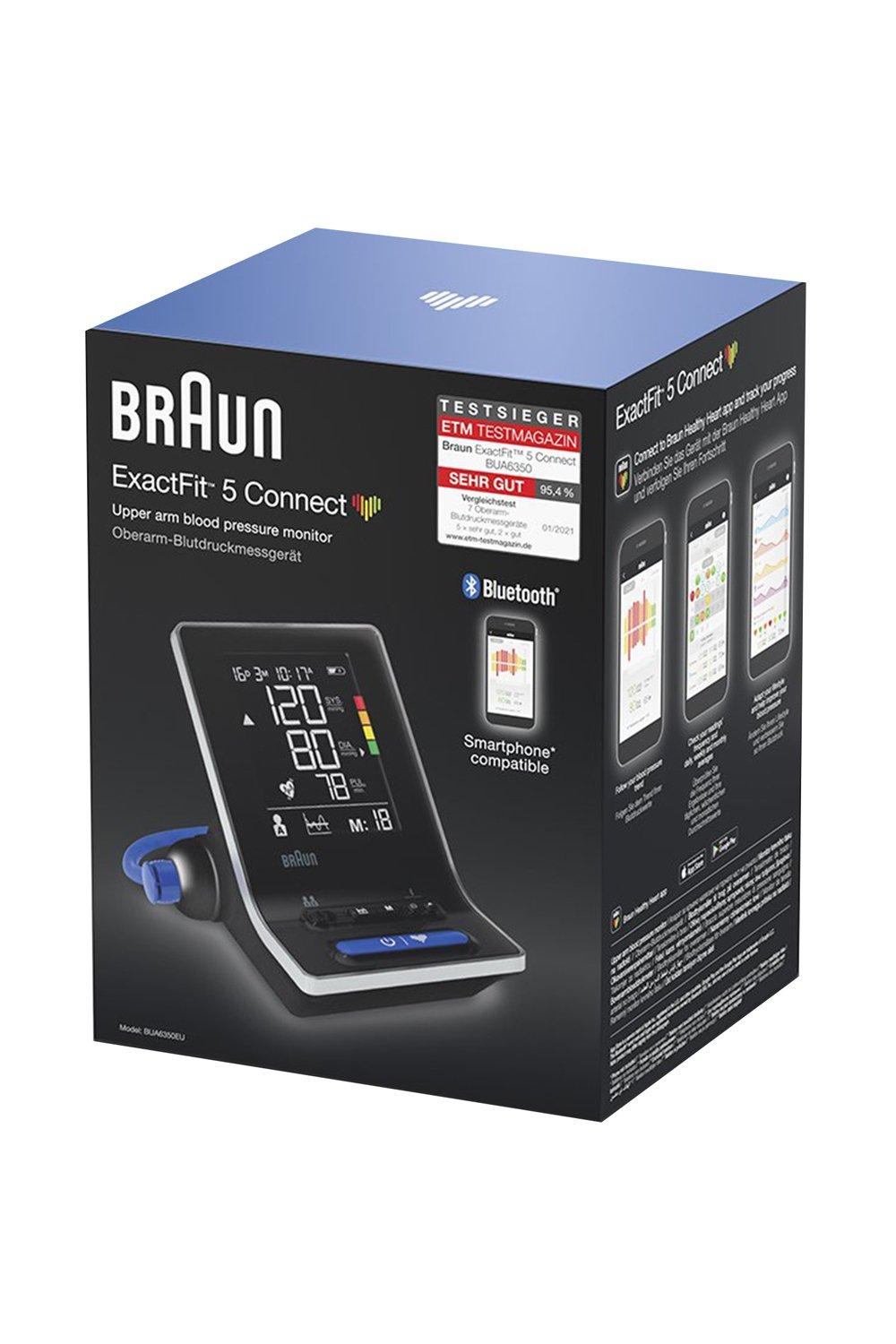 Braun ExactFit 5 Connect Upper Arm Blood Pressure Monitor BUA6350