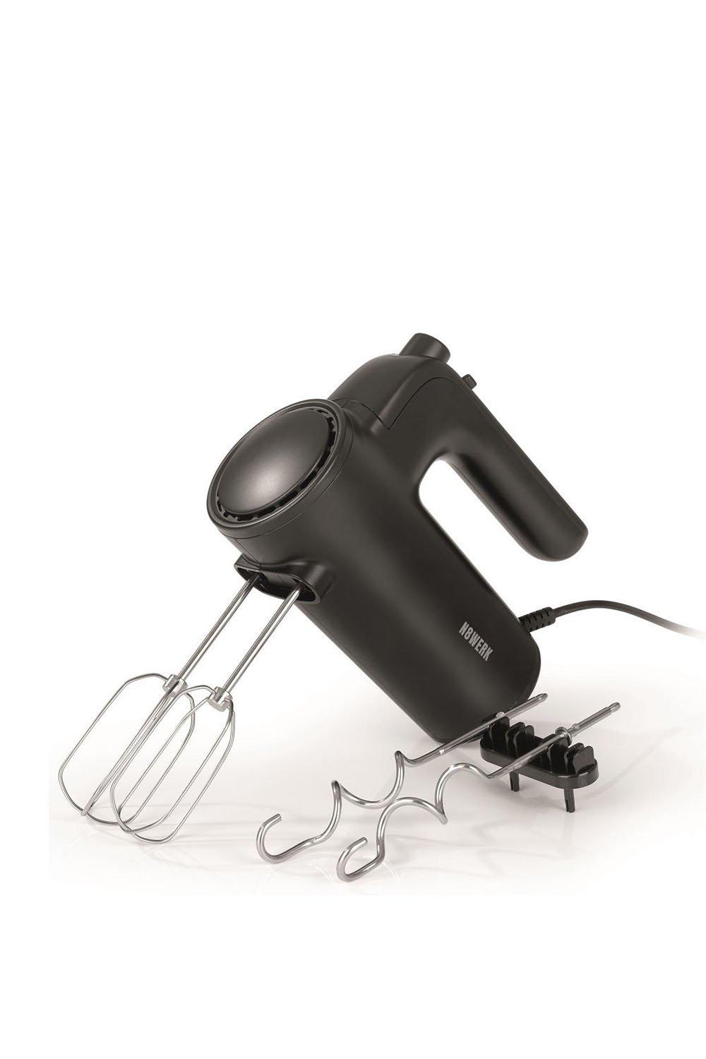 Food Processors & Mixers  Hand Mixer with 3 attachments - Black