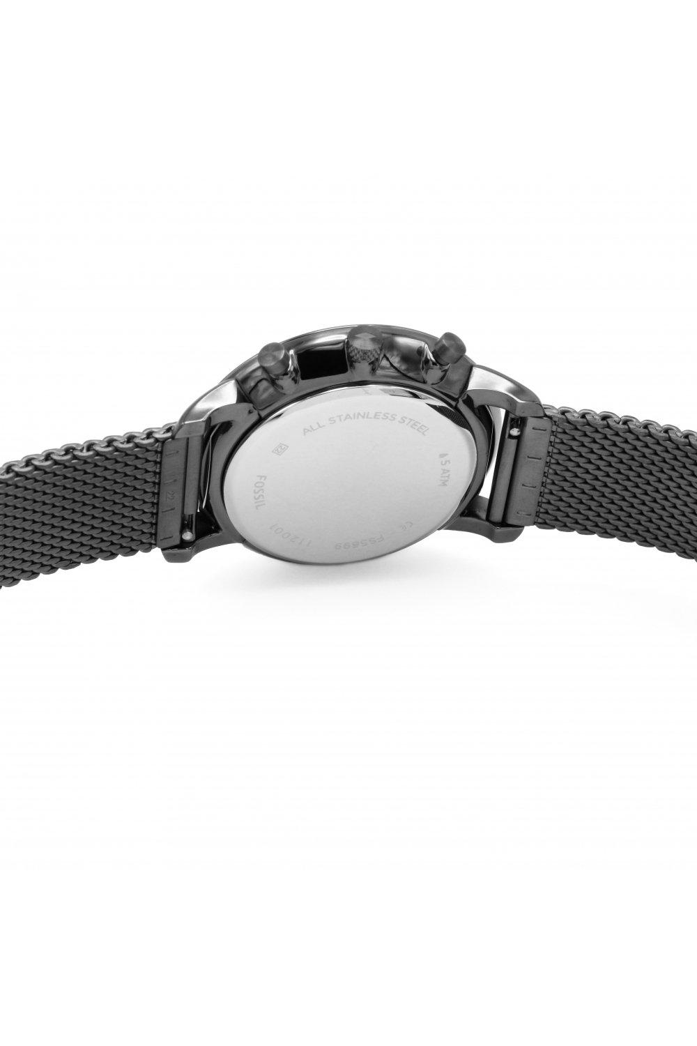 Watches | Neutra Stainless Fashion Watch - Fossil Quartz Analogue Steel Chrono Fs5699 