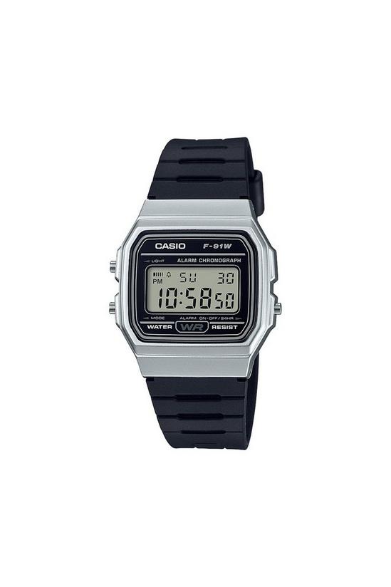 Casio Collection Stainless Steel Classic Digital Quartz Watch - F-91Wm-7Aef 1