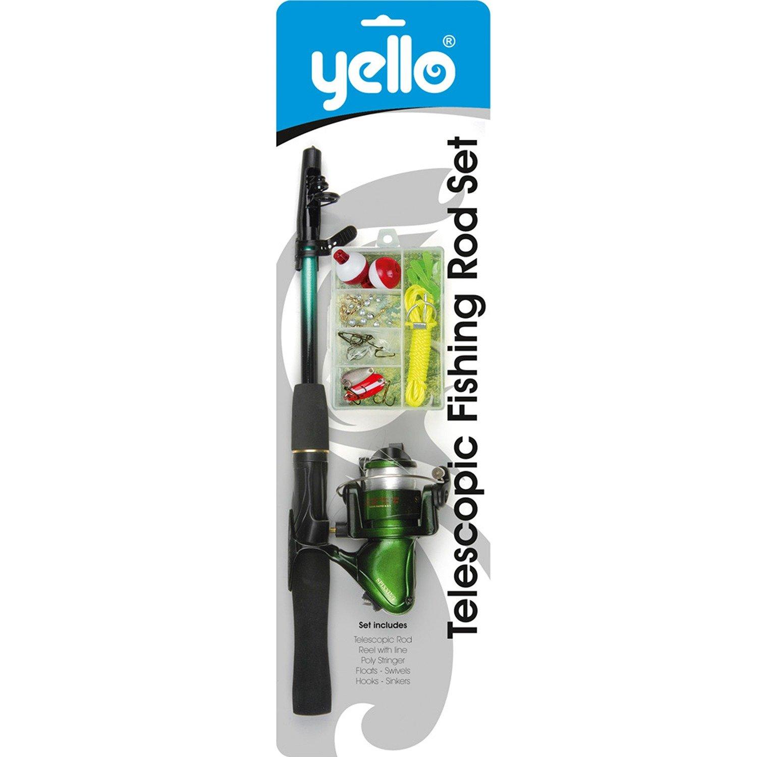 Telescopic Fishing Rod Set - Yello - The Irish Experience