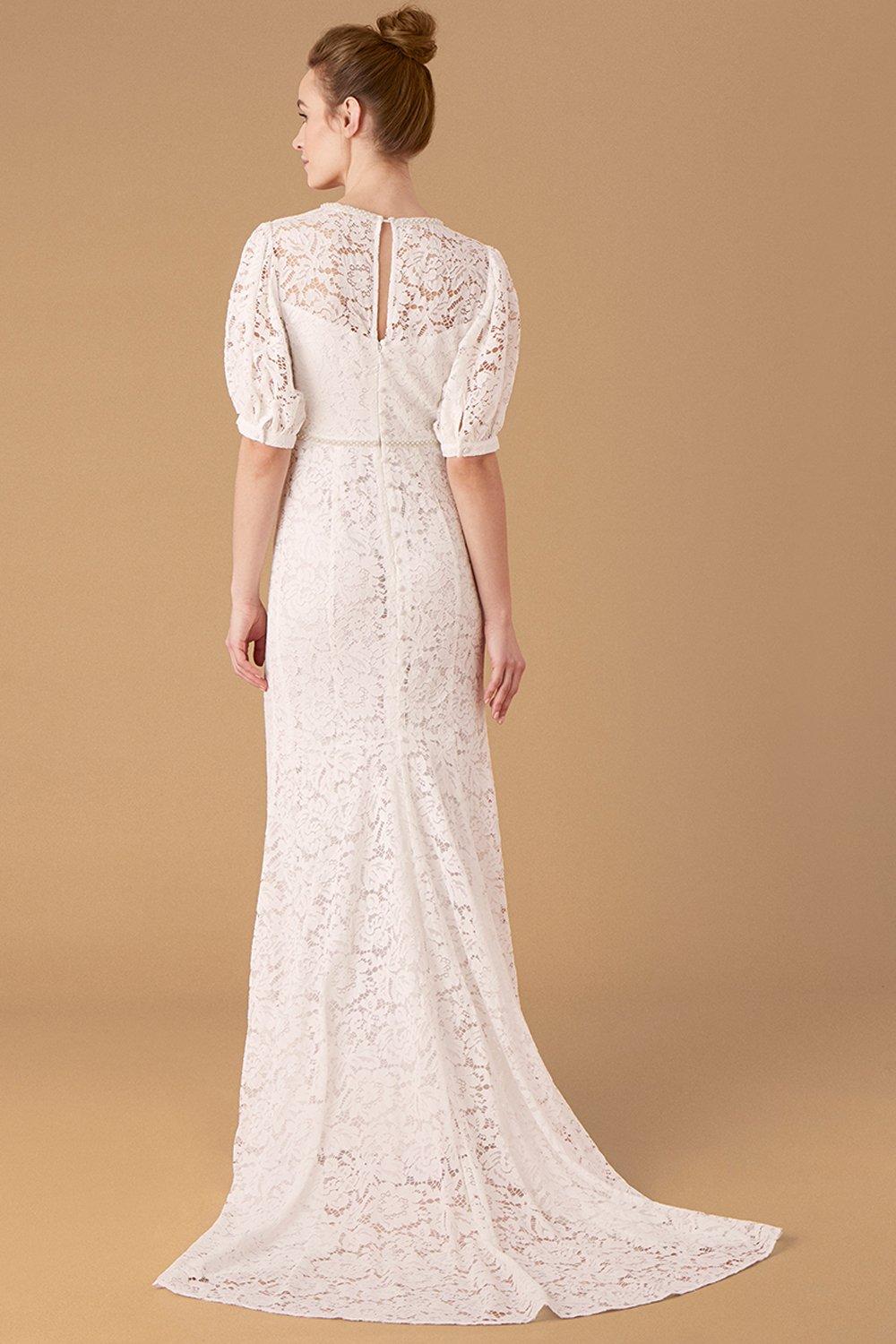 Monsoon beaded wedding store dress