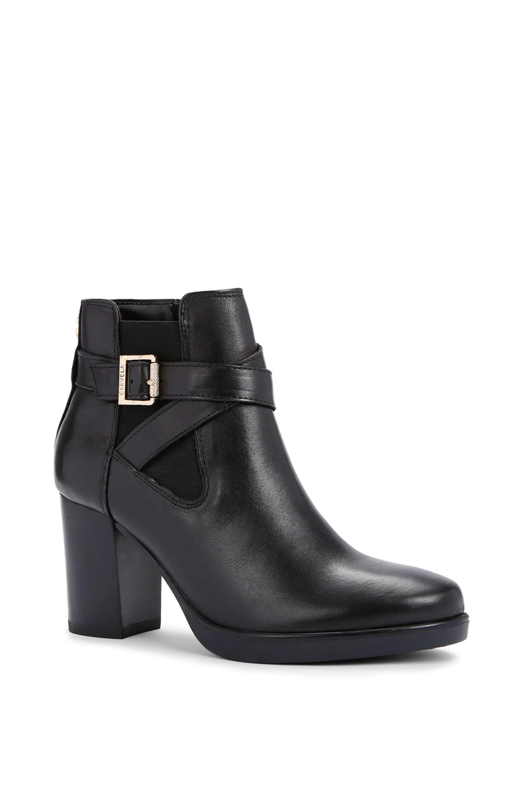 carvela black ankle boots