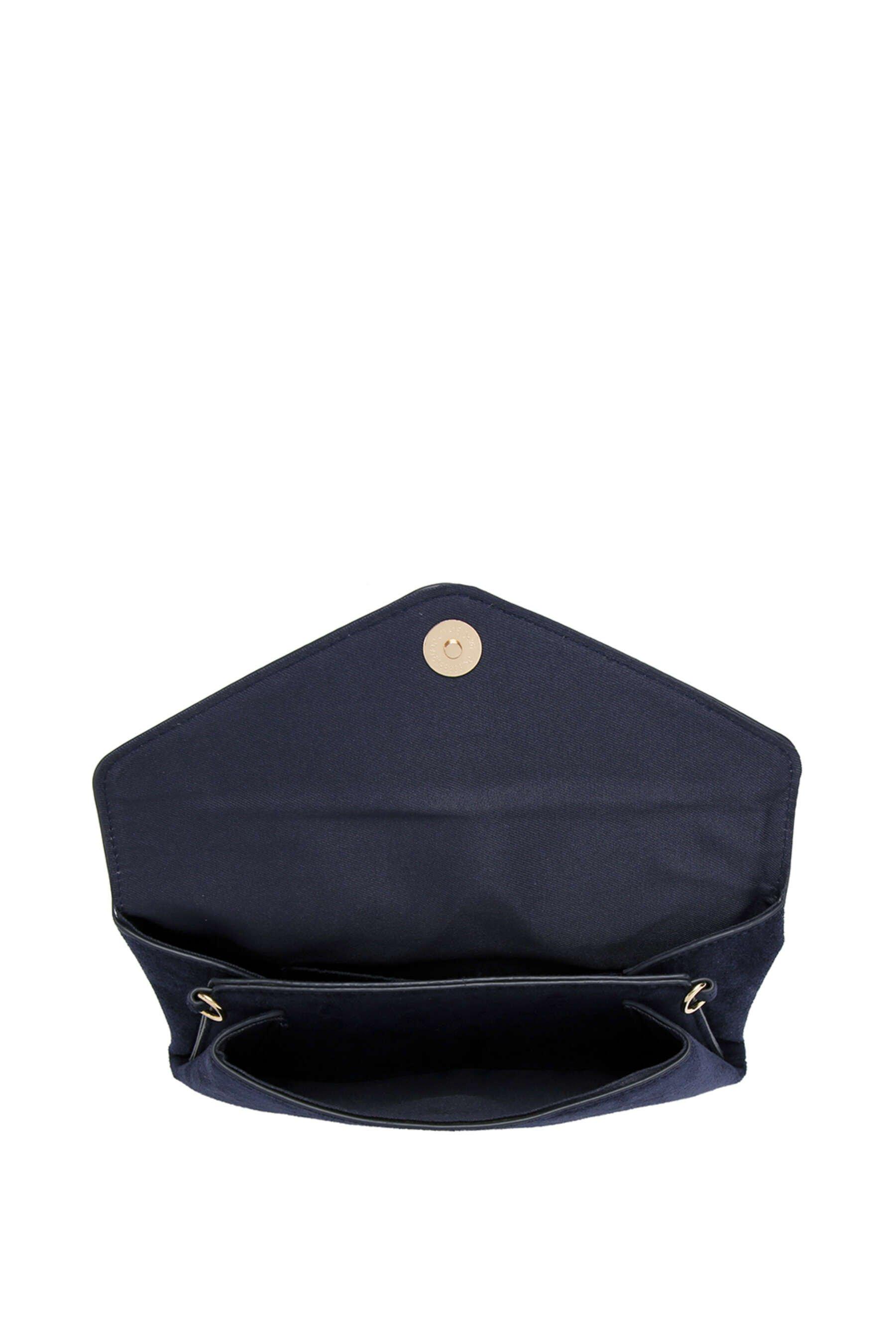 Carvela navy best sale clutch bag