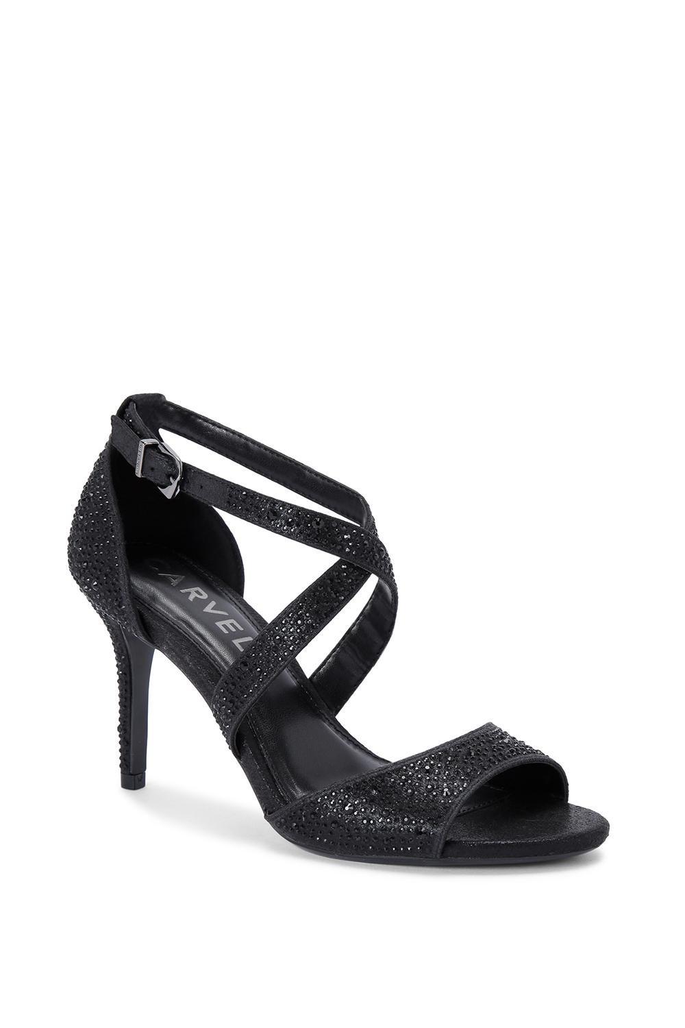 Carvela black strappy on sale heels