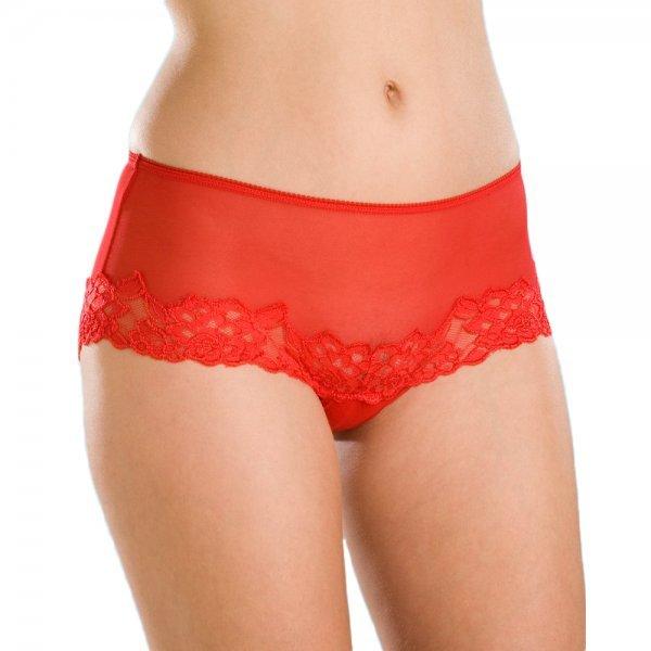 Lingerie, Three Pack Sheer Mesh Lace Boxer Shorts