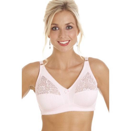 Camille Womens White Soft Cup Non-Wired Bra