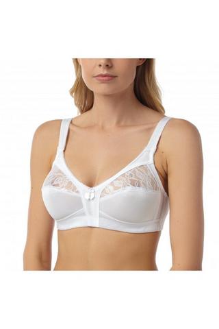 Buy OOLA LINGERIE Lace & Logo Non Padded Underwired Bra 42F, Bras