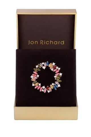 Jon Richard Rose Gold Plated Center Stone Tennis Toggle Bracelet -  Jewellery from Jon Richard UK