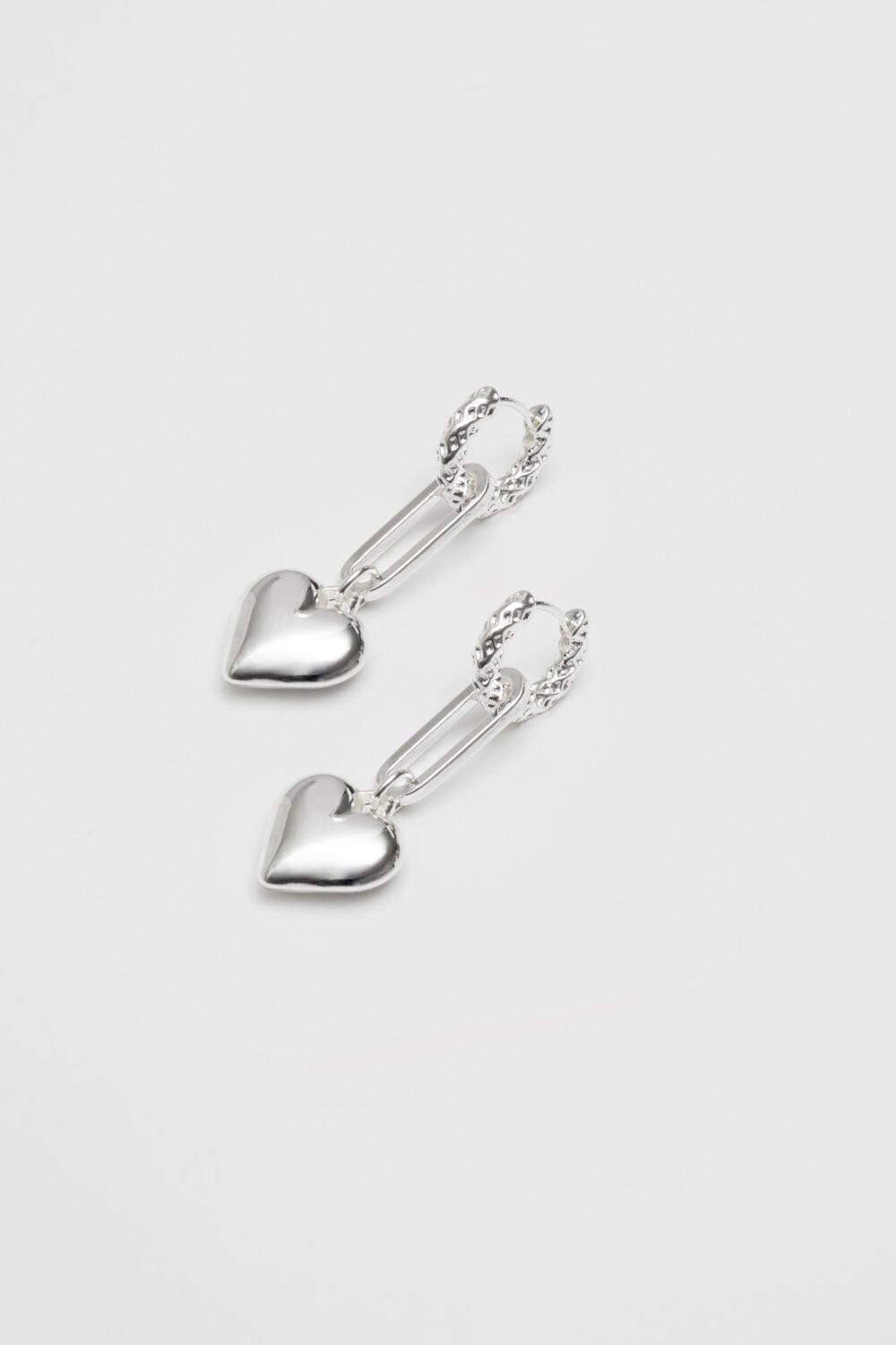 Lipsy deals heart earrings