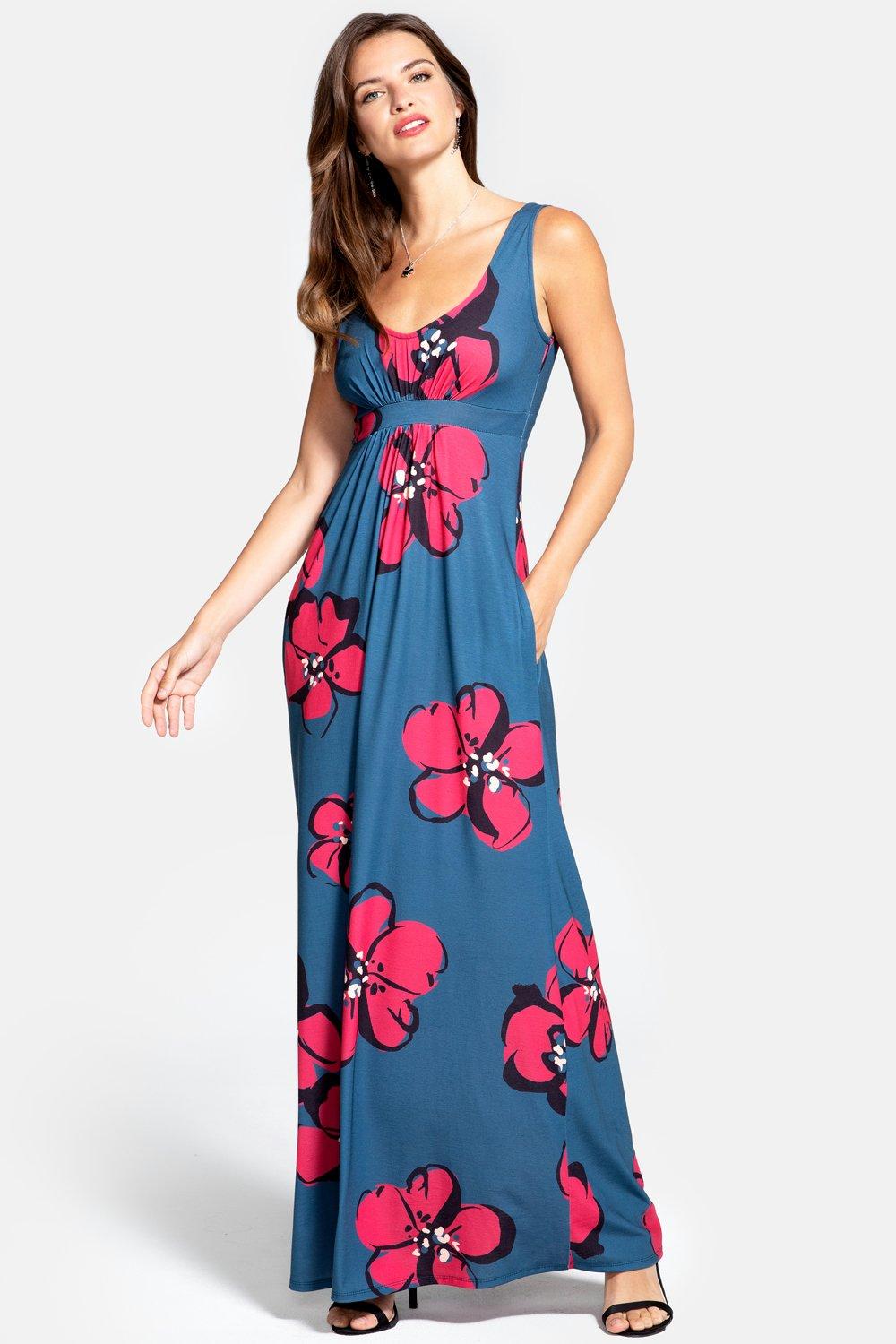 Hotsquash empire clearance line maxi dress