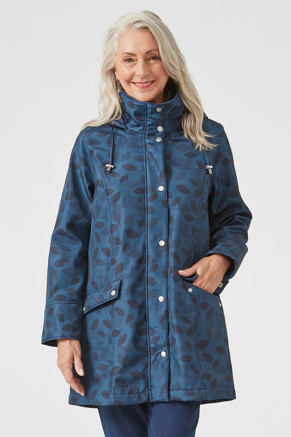 Jackets & Coats | Tonal Print Raincoat | Tigi