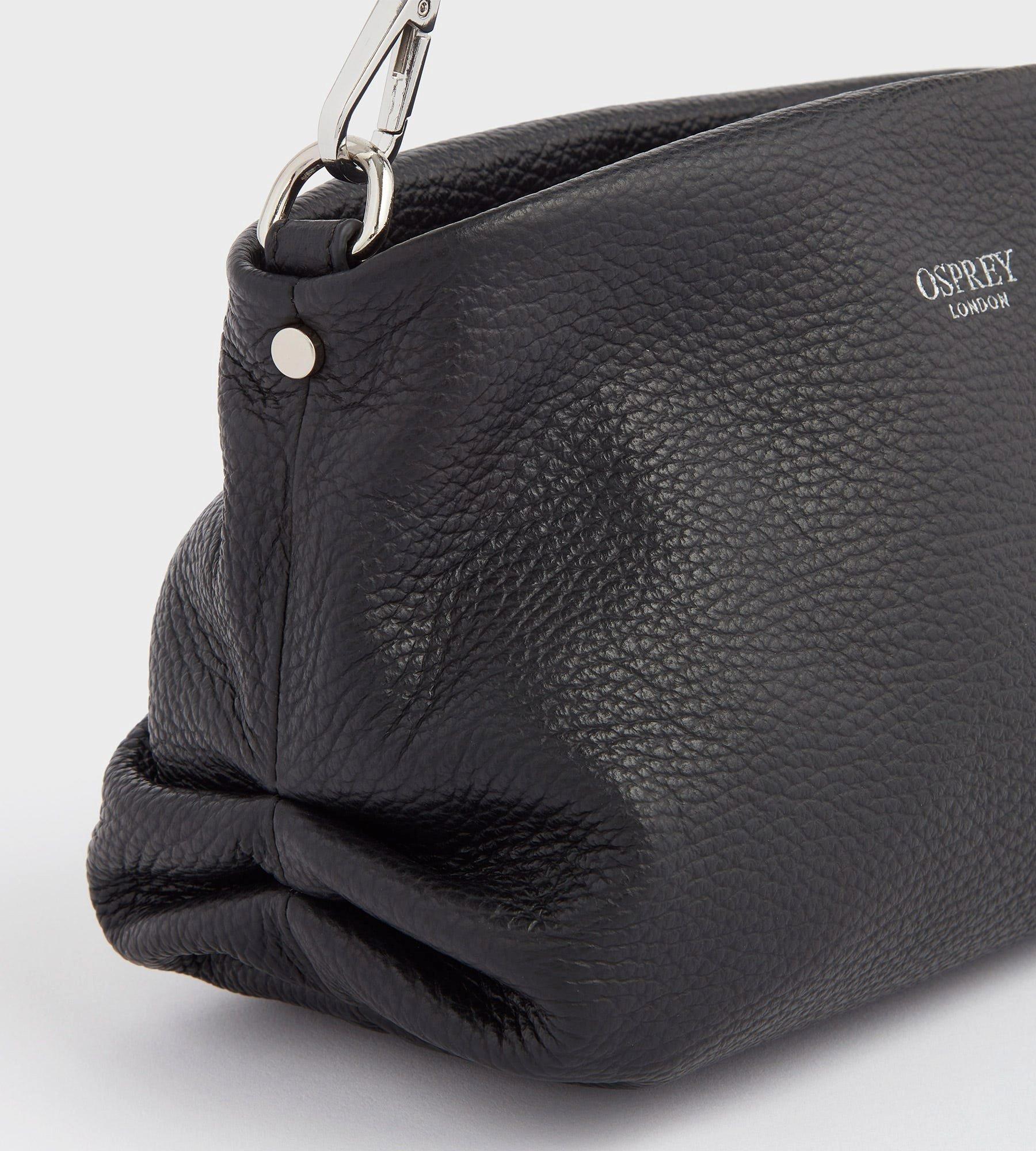 Osprey black online handbag