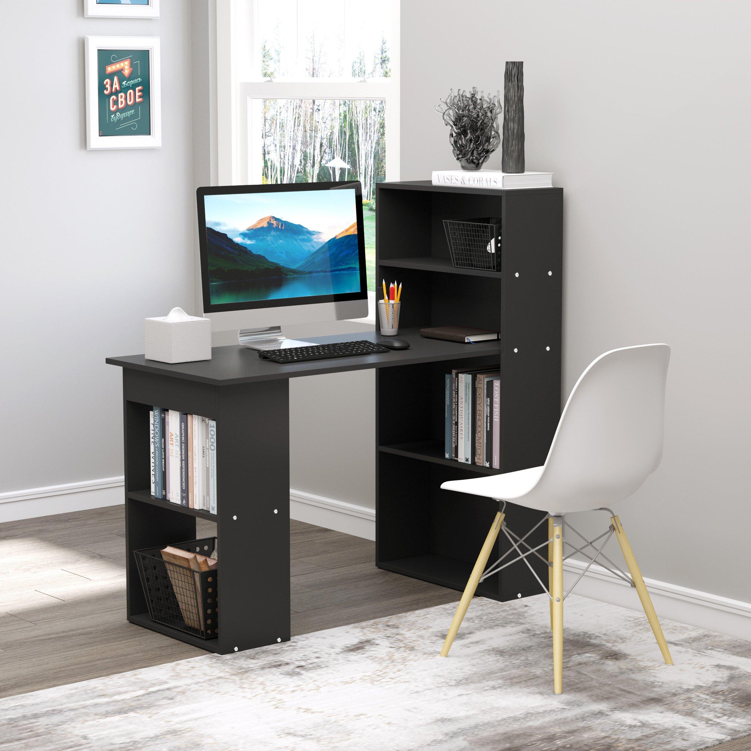 Homcom modern home office deals computer desk