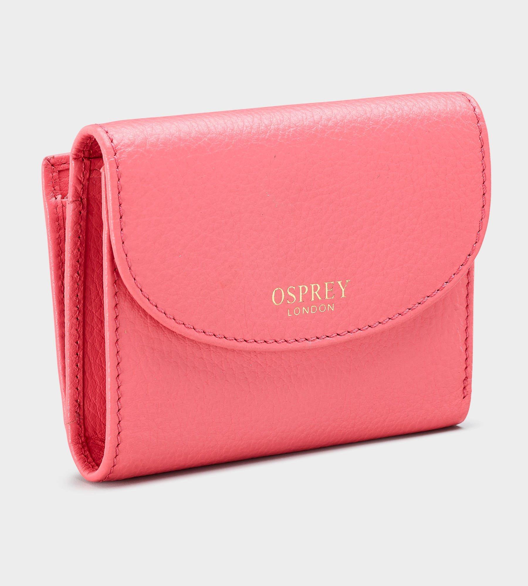 Large burgundy Osprey purse 100% leather Beautiful... - Depop