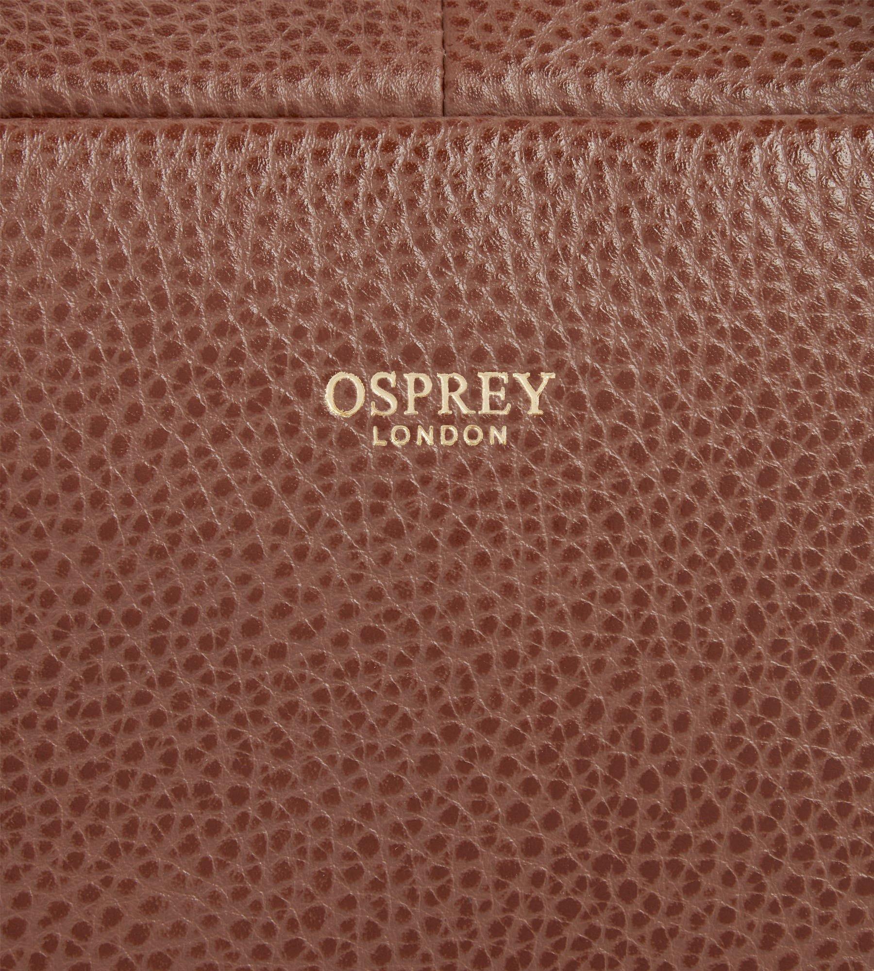 Osprey tan outlet leather bag