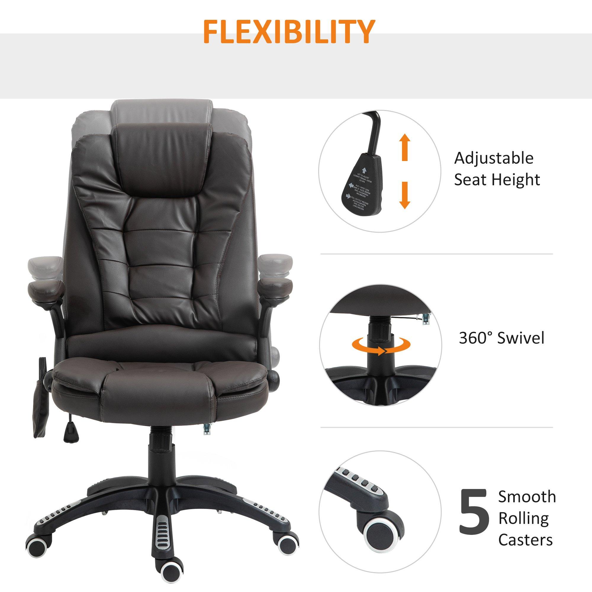 Homcom reclining deals office chair