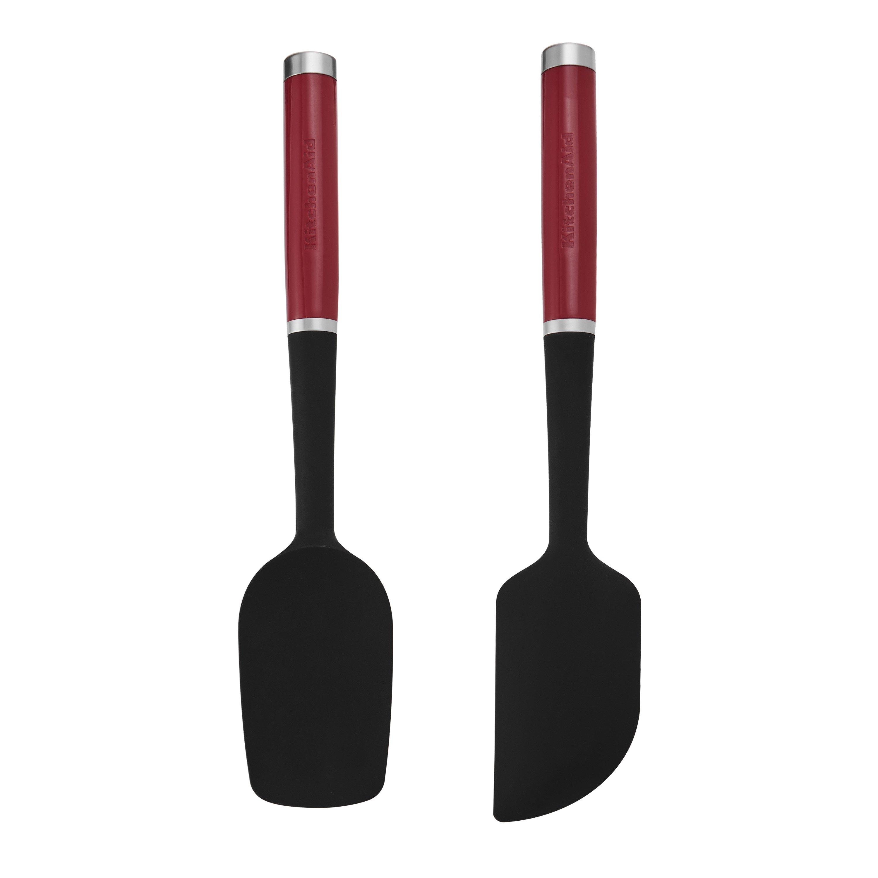 Batter scraping spatula, silicone, 'Empire Red' - KitchenAid