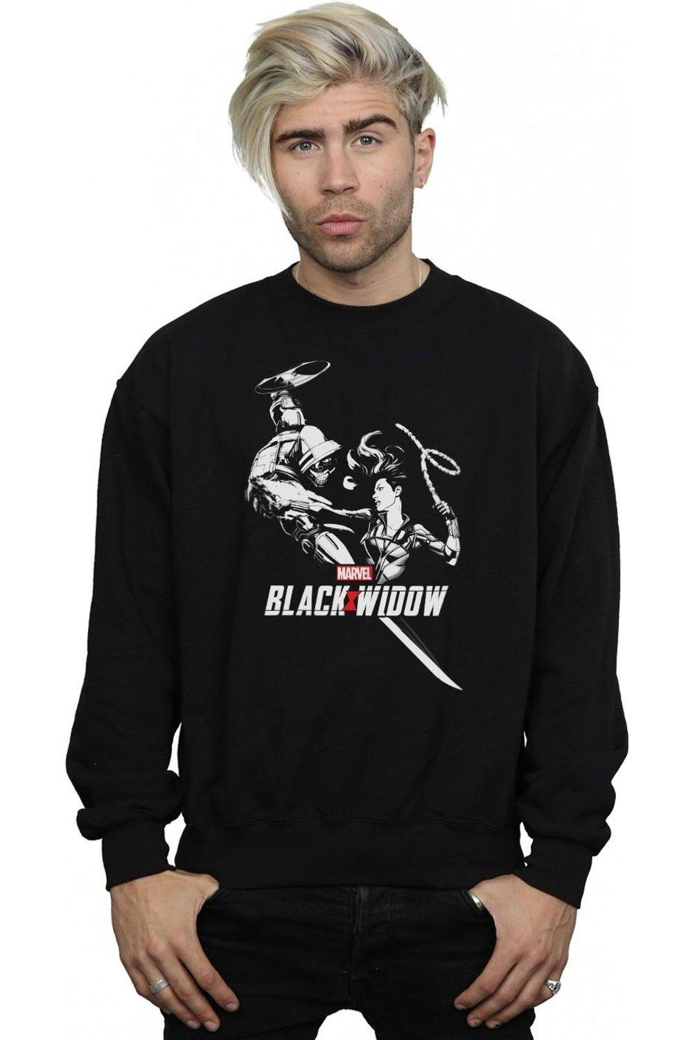 Marvel black best sale widow sweatshirt