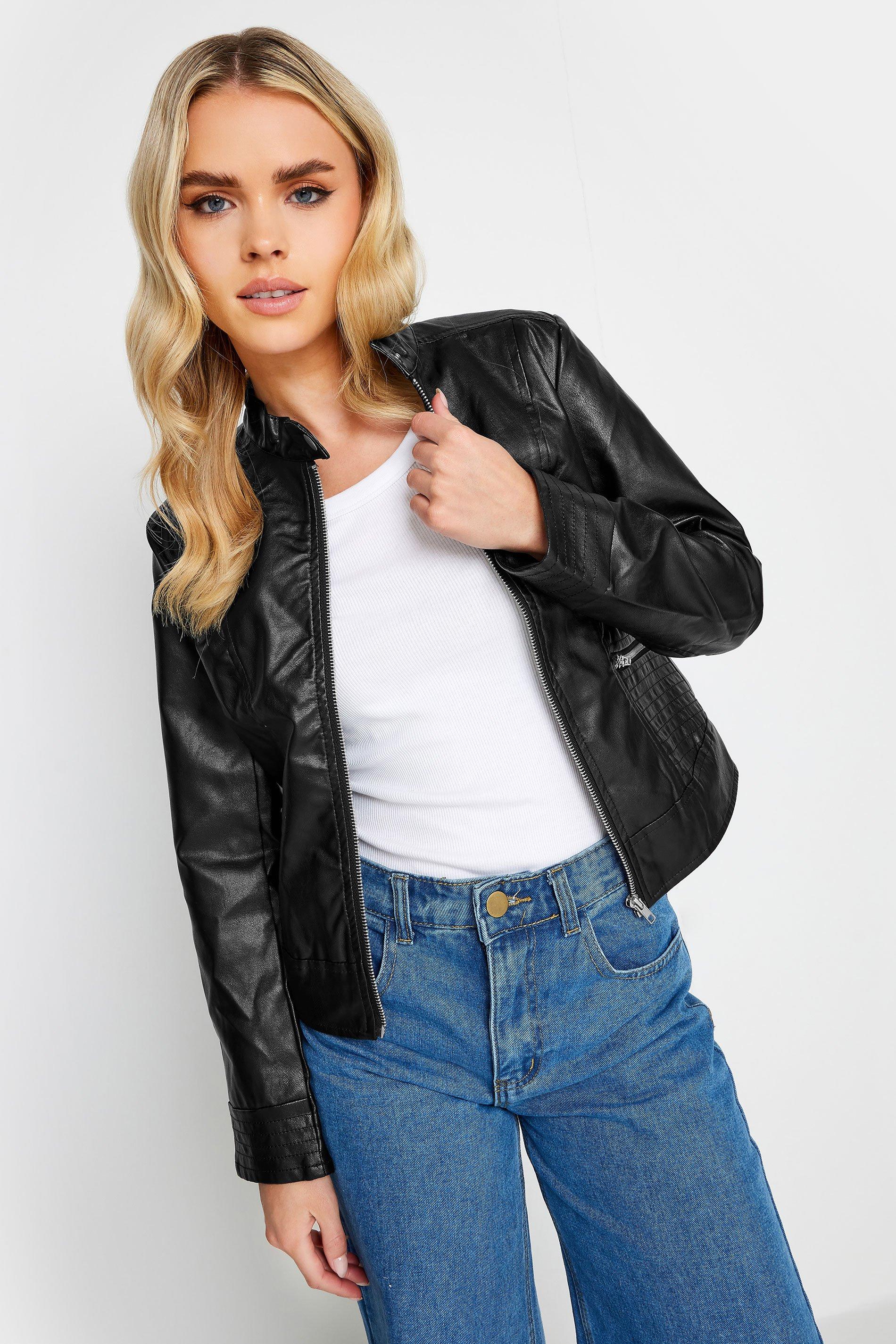 Petite collarless outlet jacket