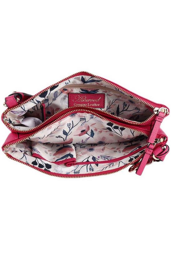 Ashwood, Bags, Ashwood Ladies Cross Body Red Petite Leather Handbag