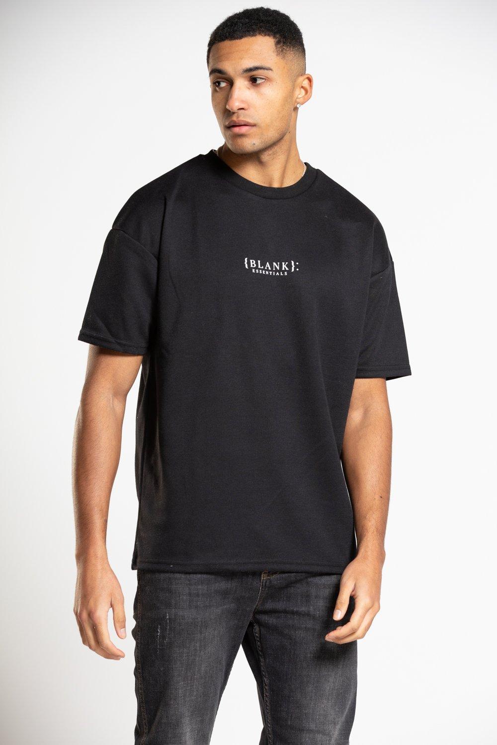 T-Shirts | Crew Neck Logo Short Sleeve T-Shirt | Blank Essentials