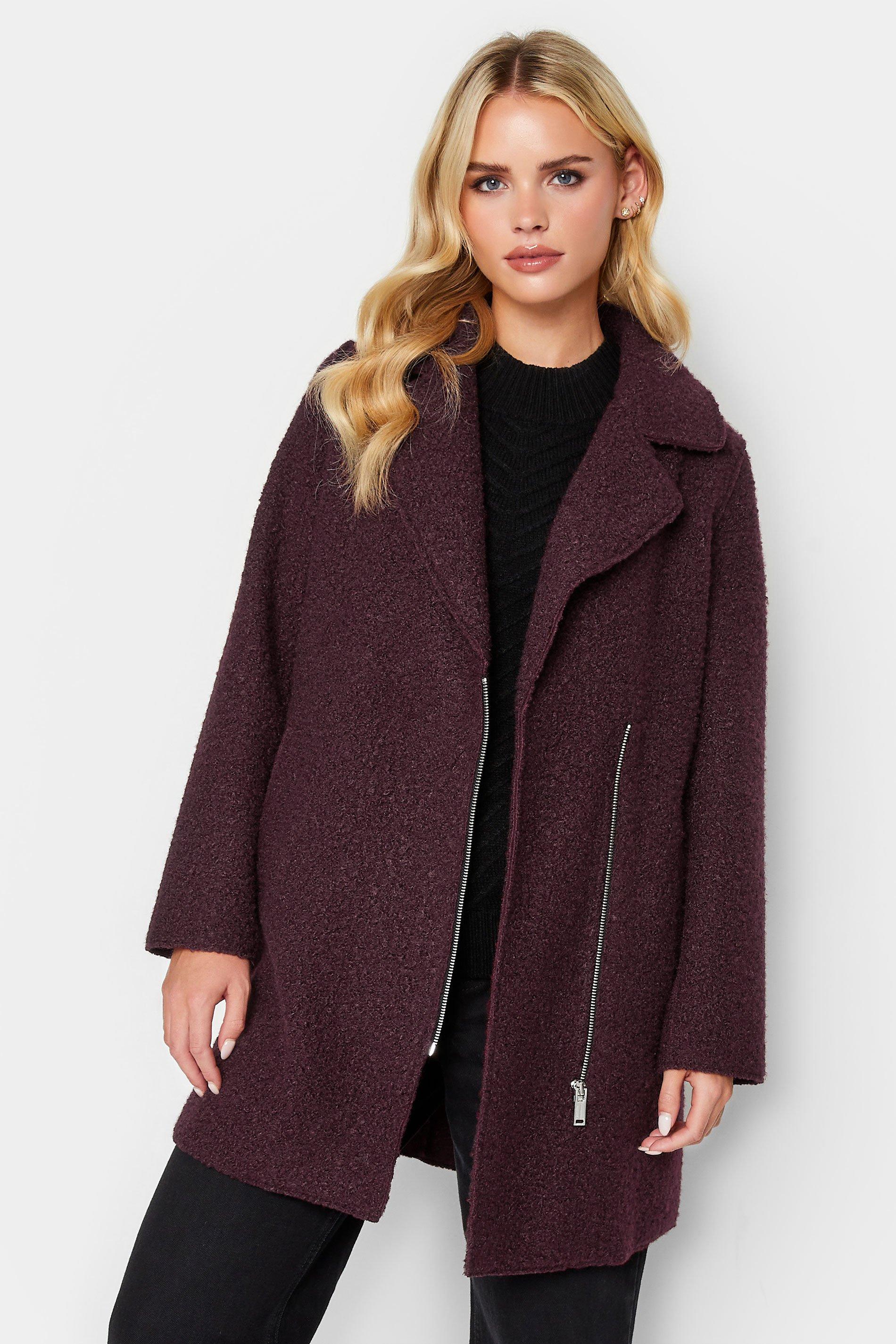 Plus size 2025 boucle coat