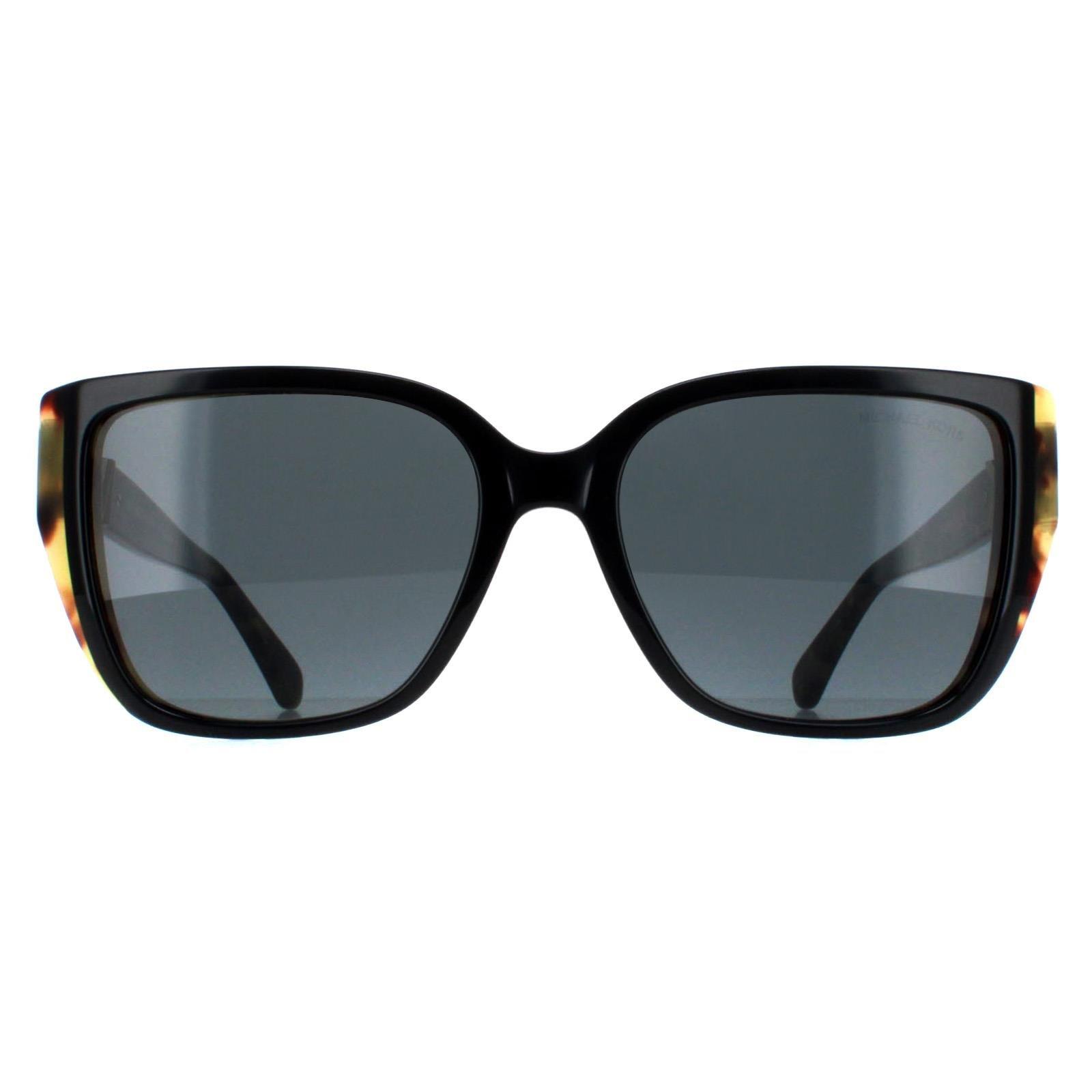 Sunglasses | Rectangle Bi Layer Black Amber Tortoise Dark Grey MK2199 ...