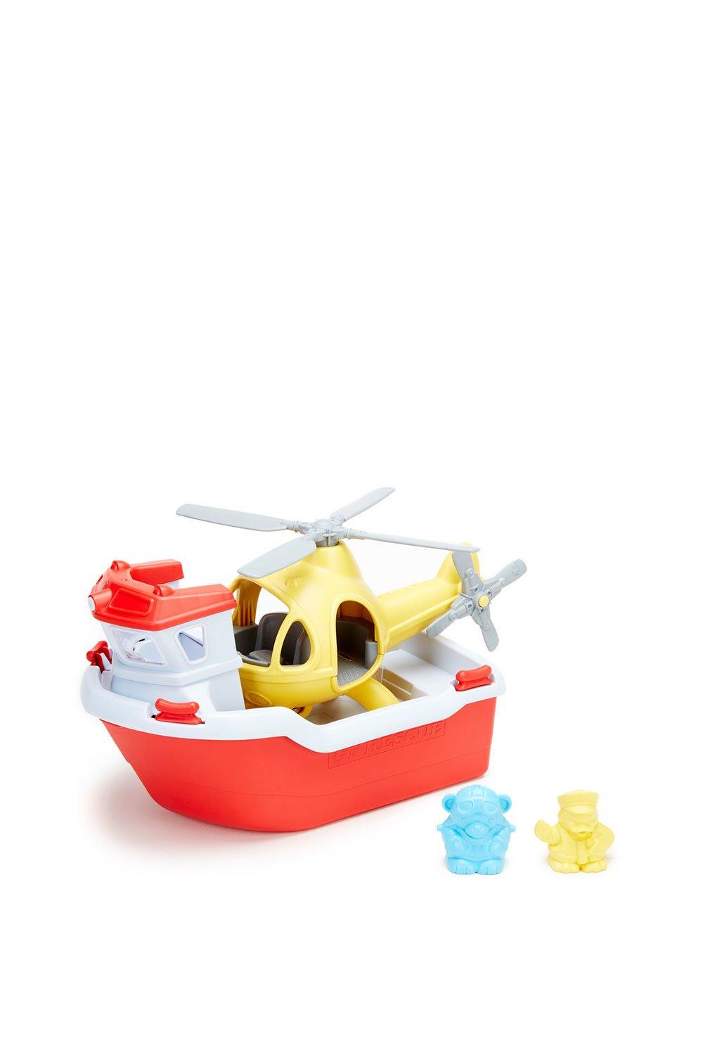 Green toys deals helicopter boat