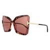 Tom Ford Fashion Marbled Brown Violet Sunglasses thumbnail 2