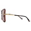 Tom Ford Fashion Marbled Brown Violet Sunglasses thumbnail 3