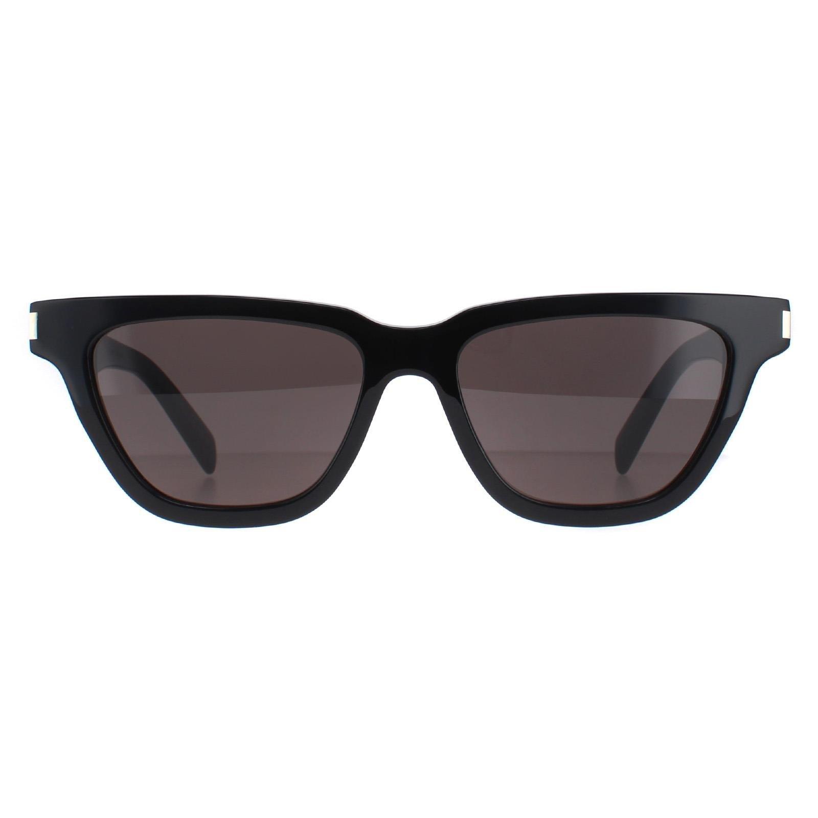 Sunglasses | Cat Eye Shiny Black Dark Grey Smoke SL 462 SULPICE | Saint ...