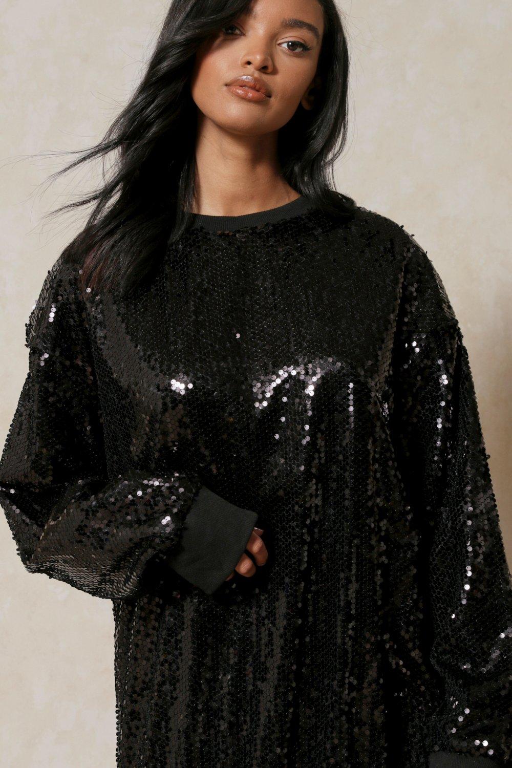 Oversized 2025 sequin jumper