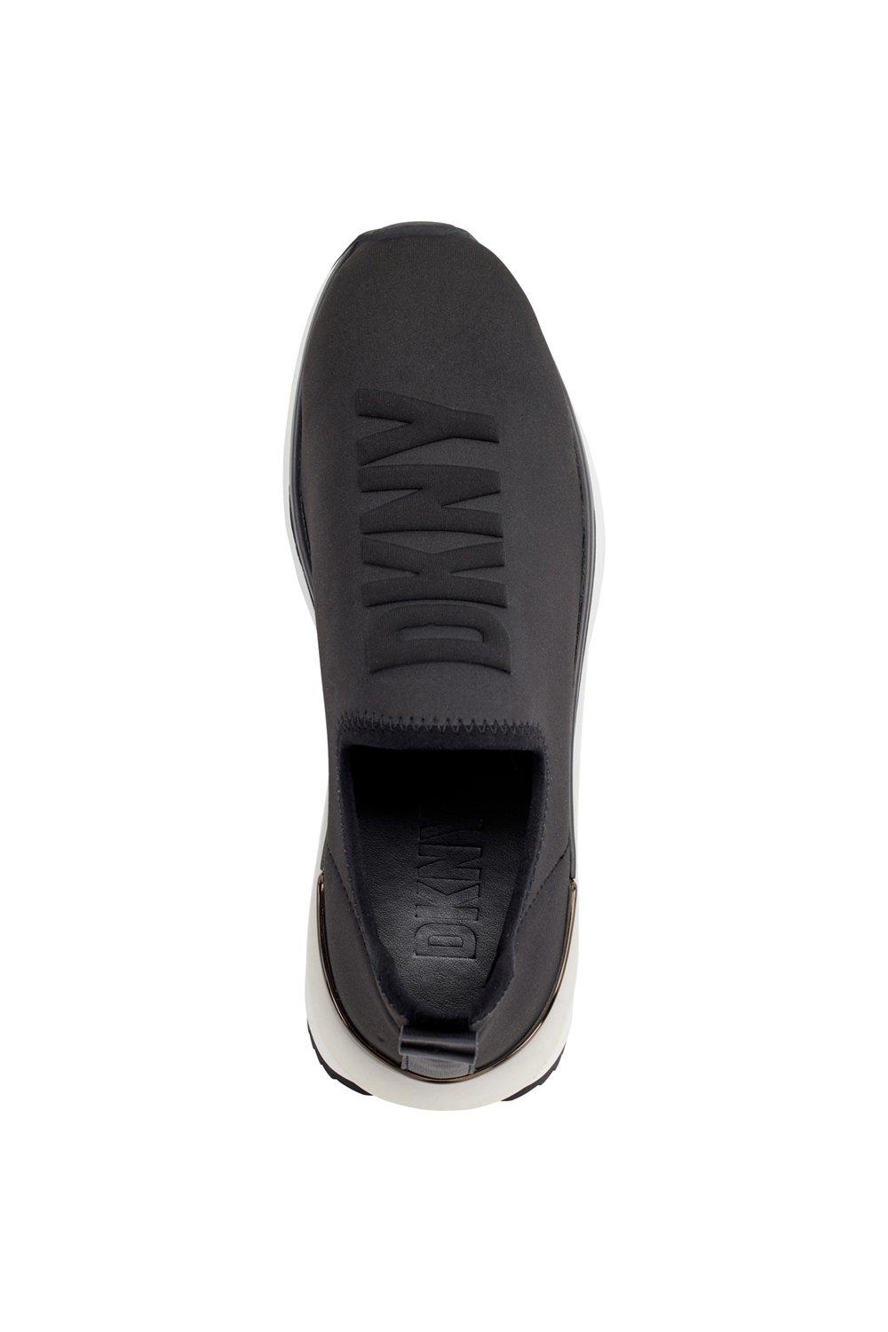 Dkny black cheap slip on sneakers