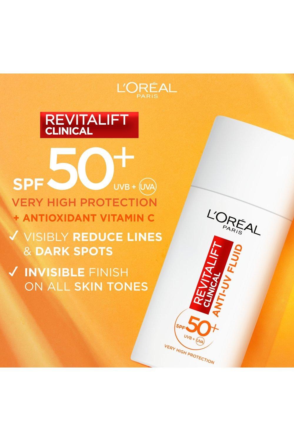 Skin Revitalift Clinical Vitamin C UV Fluid SPF 50+ Moisturiser L'Oréal  Paris
